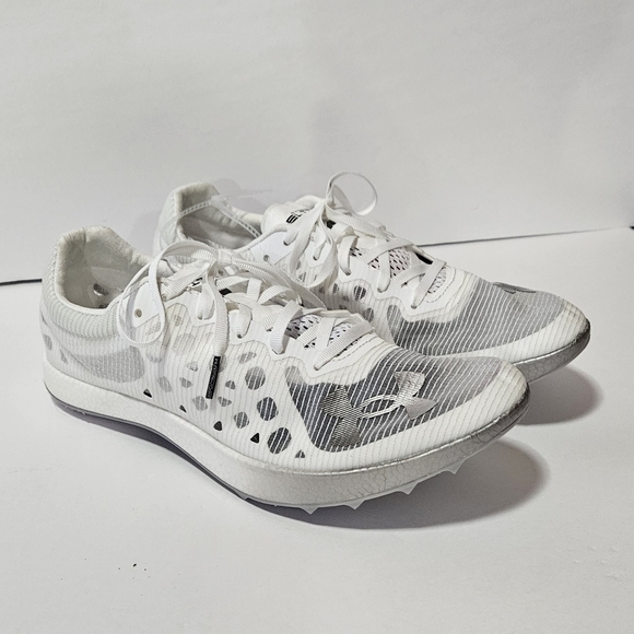 NWT Under Armour Shakedown Elite Breeze White Track MEN’S 8 WMN’S 9.5 - Picture 5 of 10